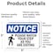 Signmission 3.5 in Height, 5 in Width, Vinyl Decal, Rectangle OS-2PACK-NS-D-35-L-17656 - alternate 2